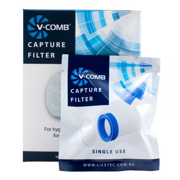 V-comb Capture Filter - Filtros capturadores de piojos